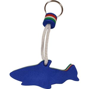 Drijvende Sleutelhanger - Drijver - Drijvend - Boot - Watersport - Haai - Blauw