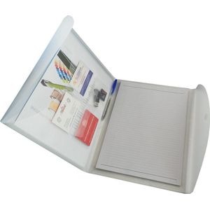 EXXO-HFP #70361 Schrijfmap - Portfolio-Lite -  voor links- & rechtshandigen - Wit - 10 stuks