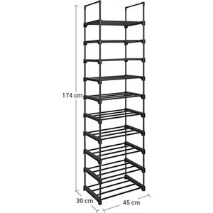 Staande plank - Étagère sur pied \ Standing shelf ‎45 x 30 x 174 cm