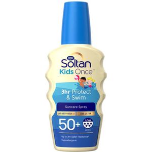 Soltan Kids Zonnebrand Spray Protect & Swim 3U SPF50+