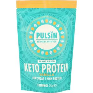 Pulsin | Protein Powder | Vanilla Keto | 1 x 250 gram