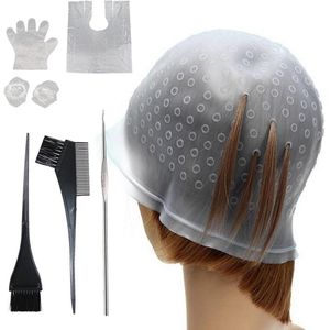 7 Stuks Siliconen Highlight Cap Kit - Herbruikbare Highlight Caps met Haak en Accessoires