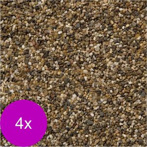 Vdl Aquariumgrind 1-2 Mm - Aquarium - Siergrind - 4 x 2.5 kg Donker