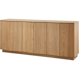 WOOOD Zuma dressoir 200 cm - Eiken - Transparant - 85x22x45 cm