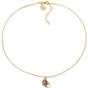 Casa TC.8051.00 - Luca Rookkwarts Goudkleur - Ketting