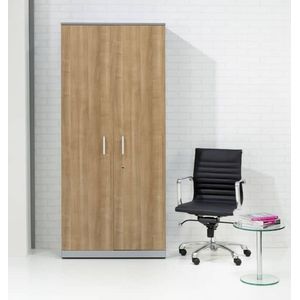 Modulaire draaideurkast Chief 200x90x42cm Havanna ombouw Wit