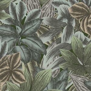 EXOTISCHE BLADEREN BEHANG | Botanisch - groen grijs beige - A.S. Création Metropolitan Stories 3