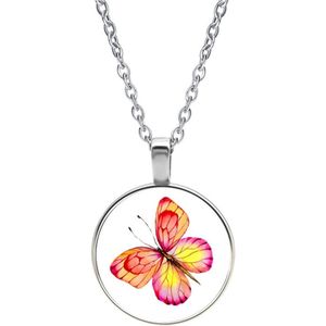 Ketting Glas - Vlinder