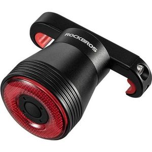 Rockbros Fietsachterlicht - Fietslamp - Fietsverlichting - Remlicht - Smart - USB - Multifunctioneel - Fietsremlicht - LED - Indicator