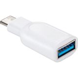 USB-C (m) - USB-A (v) adapter - USB3.0 / wit