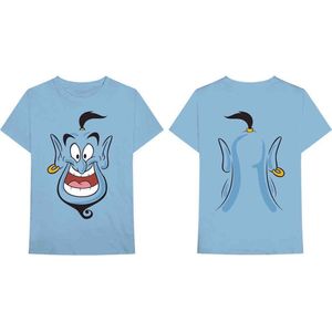 Disney Aladdin - Genie Heren T-shirt - L - Blauw