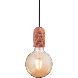 Nordlux Hang hanglamp - pendellamp - Ø4,5 cm - E27 - geometrische vormen - terracotta