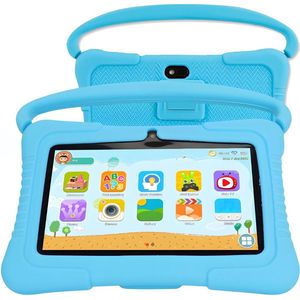 ZINLY® Kindertablet - 7 inch - Langdurig gebruik - kids tablet - Voor kinderen vanaf 3 jaar - Ouderlijk Toezicht App - Blauw