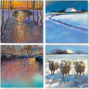 Ton Dubbeldam en Dinie Bogaart kerstkaarten