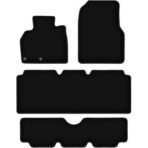 BASIC zwarte veloursmatten voor: Renault Espace IV 7-zits (2002-2012)