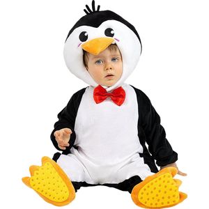 FUNIDELIA Penguin kostuum voor baby - Maat: 50 - 68 cm - Wit