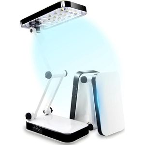 Desk Lamp Foldable with 24 LEDs Dimmable - 2 Brightness Levels - Reading Light - Energy Efficient - Height Adjustable