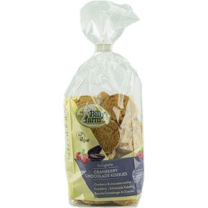 Billy's Farm Biologische Cranberry chocolade koekjes (DOOS 8x175 gram grootverpakking) NL-BIO-01