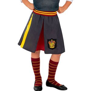 FUNIDELIA Gryffindor Rok Voor - Harry Potter voor meisjes - Maat: 122 - 134 cm