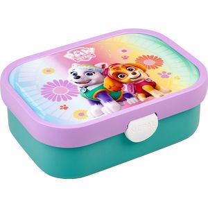 Mepal lunchbox Campus – Broodtrommel met vakjes voor kinderen – Geschikt voor 4 boterhammen – Paw Patrol Girls