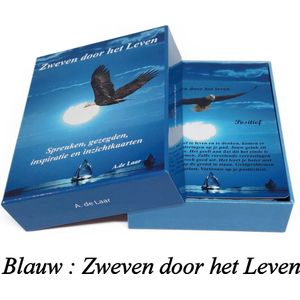 Orakelkaarten - Inzichtkaarten - A. de Laar - Blauw - Zweven door het Leven - Tijdelijke AKTIE