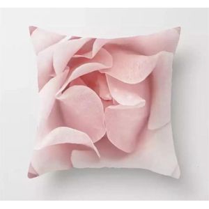 Kussenhoes rozen - bloemen - Roze - Sierkussen - 45x45 cm