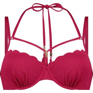 Hunkemöller Voorgevormde beugel bikinitop Scallop Roze F75