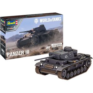 1:72 Revell 03501 Panzer III - World Of Tanks Plastic Modelbouwpakket
