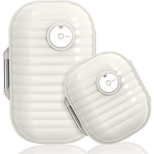 Pillendoosjes (2 stuks, groot en klein), draagbare pillendoosjes, pillendoosjes voor op reis en voor dagelijks gebruik