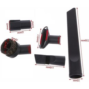 6 stuks stofzuigeropzetstukken voor stofzuigers met een diameter van 32 mm en 35 mm