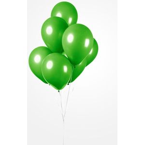 25 Ballonnen Appeltjes groen, 30 cm , 100% biologisch afbreekbare Ballonnen, Helium geschikt, Verjaardag, Feest