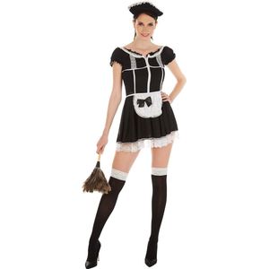 dressforfun - vrouwenkostuum sexy kamermeisje XL - verkleedkleding kostuum halloween verkleden feestkleding carnavalskleding carnaval feestkledij partykleding - 301058