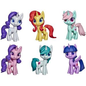 My Little Pony Friends - Applejack - Rarity - Twilight Sparkle - Pinkie Pie - Fluttershy - Rainbow Dash - 6 stuks
