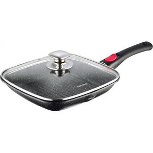 Kinghoff 1510 grillpan - 24x24 cm - marble coating - inductie