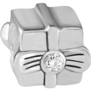 Quiges - 925 - Zilveren - Bedels -Sterling zilver - Beads - Bloem Kraal Charm - Geschikt – voor - alle bekende merken - Armband Z021