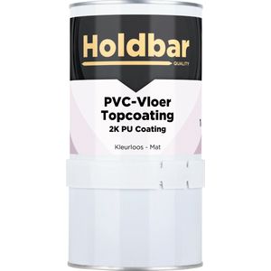 Holdbar PVC-Vloer Topcoating Mat 1 Kg - Vloerverf - Glashelder - Transparant - PVC Vloer Verven - Krasvast - UV-bestendig - Vergeelt niet