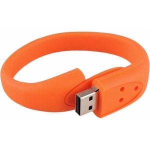 Armband usb stick 32gb oranje -1 jaar garantie – A graden klasse chip