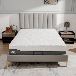 Twin Motion Matras - Tweepersoons - 160x200 - 25 cm dik - Pocketveer matras - Antiallergisch - Hybride Koudschuim - Pocketvering | Zeer luxe & comfortabele matras 160x200 | Tencel® tijk