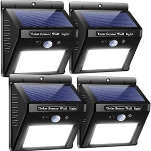 Equivera Solar Buitenlamp met Bewegingssensor - Solar Buitenlamp met Bewegingssensor -Solar Lamp - Lamp met Bewegingssenor - Buitenlamp met Bewegingssenor - Solar Buitenlamp