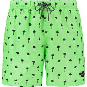 SHIWI boys swim shorts shiwi scratch palm Zwembroek - new neon green - Maat 98/104