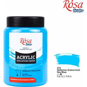 Rosa Studio Acrylverf 400 ml 413 Sky Blue