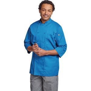 Chef Works Koksbuis Unisex Blauw | 3/4 Mouw - Maat XL