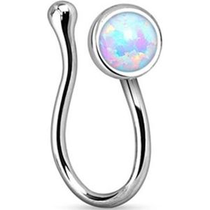 FAKE neuspiercing opal white