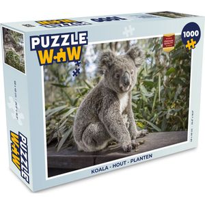 Puzzel Koala - Hout - Planten - Kids - Jongens - Meiden - Legpuzzel - Puzzel 1000 stukjes volwassenen
