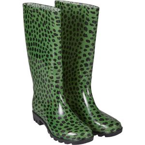 Groen / zwarte dames regenlaars van XQ Footwear 37
