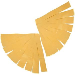 Houtbewerkingstape 20 Strips Dubbelzijdig 2x14 Zero Clearance Tape PVC Zelfklevend voor Nauwkeurige Sneden Positionering van Houtsnijden