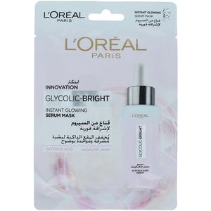 L'Oréal Glycolic-Bright Instant Glowing Serum Mask - 22 gr