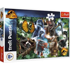 Trefl - Puzzles - ""300"" - Favorite dinosaurs / Universal Jurassic World