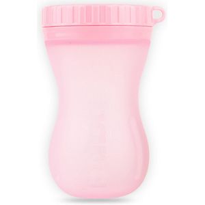 Bapa FlipBottle - Drinkfles - 370ml - Roze - Doorzichtig - BPA vrij