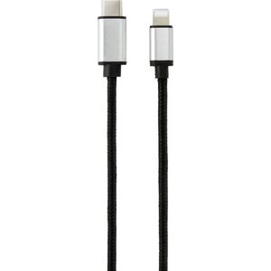 Renkforce Mobiele telefoon Aansluitkabel [1x USB-C stekker - 1x Apple dock-stekker Lightning] 1.00 m Zwart